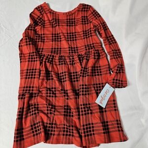 Cat & Jack‎ Red Plaid Dress Size 5T
